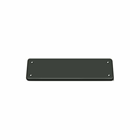 DELTANA Cover Plate for DASH95 Black Finish DASHCPU19